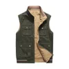 Gilets pour hommes Automne Gilet Hommes Double Côtés Porter Gilet Casual Coton Col Montant Veste Sans Manches Pêche Plus Taille M8XL 230923