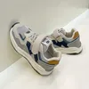 Chaussures de sport pour enfants, décontractées, à semelle souple, en maille, à la mode, nouvelle collection printemps 2023