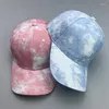 Ball Caps Hip Hop Tie-dyed Street Trend Men Women Baseball Hats Cotton Comfortable Fashion Cool Skateboard Casual Sport Unisex