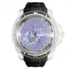 Polshorloges mode transparant siliconen zwart horloge sneeuwvlokpatroon kijkt heren en dames kwarts sport pols