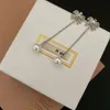 Bowknot naśladowanie Pearl Kolczyki Miumius Designer Luksusowy moda kolczyki Bowknot Idealne na świąteczne prezenty dla dziewcząt