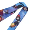 Chaveiro de designer Anime japonês Spirited Away Lanyards Cool Neck Strap Chaves do telefone móvel ID Card Holder Cordão para chaves DIY Pendurado Corda Lanyards CC