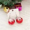 Harts Snowflake Star Light Ball Christmas Earrings For Women New Year Gifts Sequin Bulb Dangle Earrings Festival smycken GC2334