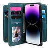 Luxury Magnetic Flip Phone Case för iPhone 15 14 13 12 Pro Max Samsung Galaxy Z Folding Fold3 Fold4 S23 Ultra S22 A34 A54 A24 A25 A13 A14 Multifunktionell plånbokskal