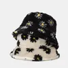 Chapeaux de bord avare hiver fausse fourrure moelleux seau femmes en plein air chaud chapeau de soleil doux velours furly pêcheur casquette dame mode panama 230916