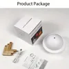 1pc Lampada Saturno Nebbia Fredda Umidificatore Lampada Galassia 3 in 1 Diffusore di Olio Essenziale ad Ultrasuoni USB Lampada Lunare Umidificatori Personali Super Silenzioso Ecofreindly