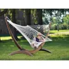 Hammocks 33670589 Cotton Rope Hammock Double Natural White Durable and Strong 13 Lb 144.00 X 60.00 X 2.00 Inches 230923