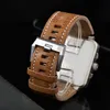 2023 Men Automatische mechanische polshorloges Bell Brown Leather Watch Black Ross Rubber Watches Polshorge Men Luxury Fashion Watch Polshorloges Hoge kwaliteit B-R05