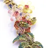 Sautoirs multicolore cristal s Flamingo déclaration grand collier collier ras du cou femmes indien vintage collier de mariage bijoux 230923