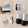 Women Socks 5 Pairs/lot Ankle For Summer White Black Blue Yellow Bear Animal Short Cotton Cute Funny Happy No Show