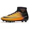 Sicherheitsschuhe ZHENZU Outdoor Männer Jungen Fußballschuhe Fußballstiefel Hohe Knöchel Kinder Stollen Training Sport Turnschuhe Größe 35-45 Drop 230923