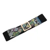 Cinture Moda Donna Cintura larga elastica in vita Accessori per abiti Corsetto serpentino colorato elasticizzato Fibbia in metallo