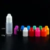 Bottiglia di olio vuota Bottiglie contagocce in plastica per E Cig E-juice E-liquid 3ml 5ml 10ml 15ml 20ml 30ml 50ml 100ml 120ml Con tappo a prova di bambino