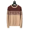 SS 2024 Yeni Avrupa Kadın ve Erkek Tasarımcı Sweaters Retro Klasik Lüks Sweatshirt Erkekler Kol Mektubu Nakış Yuvarlak Boyun Rahat Yüksek kaliteli jumper