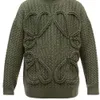Maglione di lana invernale top felpa ricamata loe designer girocollo con cappuccio maglione spesso uomo donna pullover allentato cappotto abbigliamento da donna di marca di lusso