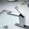 Banyo lavabo muslukları vidric fırça altın havza musluğu tek kollu delik mikseri musluk güverte monte şelale ve soğuk
