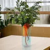 Vases Arch Shape Acrylic Vase Container Bucket Desktop Supplies For Year Birthday Party Flower Arrangement
