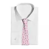 Bow Ties męs krawat szczupły, chudy różowy wzór truskawki krawat mody mody darmowy styl męski ślub impreza