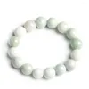 Strand Fashion Men Bracelet Women Bead Link Natural Stone Jewelry Multi Color Handmade Gifts Jade Chain Lovers