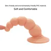 Anal Toys Sex Pull Beads Dilator Soft Plug Dildos with Suction Cup Stimulation of Vagina and Anus for Women Men 230923