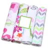 Blankets Swaddling 4Pcs/Lot Baby Blankets born Muslin Diapers 100% Cotton Baby Swaddle Blanket for borns Pography Kids Muslin Swaddle Wrap 230923