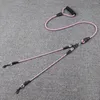 Dog Collars Lead Walking Leash Double-headed Pet Towing Rope Strap Double Head Dogs Harness Convenient A Single