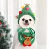 Christmas Decorations Dog Bandana Santa Hat Scarf Triangle Bibs Kerchief Costume Outfit for Small Medium Large Dogs Cats Pets 230923