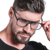 Transparent skådespel för män Kvinnor Glasögon Anti-Fatigue Computer Gelgasses Retro Optisk lins Myopia Unisex Eyewear Fashio236G