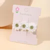 Haaraccessoires 5/2/1/pcs Ins Daisy Bloem Clips Baby Meisje Haarspelden Voor Kinderen Kant Wit baret Prinses Baby Groothandel