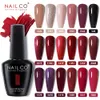 Nagellack nagelco 15 ml gel nagellack semi-permanent hybrid lack svart röd färg gelpolsk nagelkonst uv nagelförsörjningar för proffs 230923