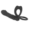 Vibratori Strap On Dick Stimolatore del pene Massaggiatore Dildo Butt Plug Vibratore Doppia penetrazione Vagina anale 230925