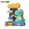 Bath Toys Fun Dinosaur Children Bath Toys Cartoon Animal Rotating Sucker Waterwheel Sprinkler Baby Bathroom Bathtub Shower Play Games Toy 230923