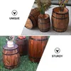 Garden Decorations Whisky Barrel Planter Beer Decoration Floor Wooden Craft Whiskey Po Prop