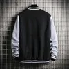 Chaquetas para hombres Supzoom Nueva llegada Carta Manga costilla Algodón Moda Solo pecho Casual Bomber Chaqueta de béisbol Chaqueta de punto suelta L230925