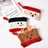 Party Favor Small Handbags Knitting Zipper Earphone Bag Children's Coin Purse Portable Storage Organizer Xmas Decoration Christmas Gift 925