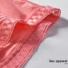 Cuecas masculinas boxer shorts de seda gelo calcinha sem costura sexy roupa interior transparente boxers masculino fino respirável briefs