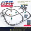 ElectricRC Track Train à grande vitesse Train électrique Modèle de train Jouets de piste Modèle de simulation élevé Jouets Assembler Set Enfants Jouet pour garçon 230925