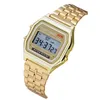 Orologi da polso Donna Uomo Orologio unisex Oro Argento Nero Vintage LED Digitale Sport Militare Orologio da polso da donna Regalo digitale elettronico 230923