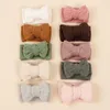 Hair Accessories Lamb Fleece Baby Headband Big Bow Elastic Born Headbands For Girl Children Turban Infant Kids Winter