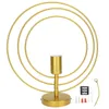 Ljuskronor E27 Guldcirklar Pendant Takljuslampor för vardagsrum (220V)