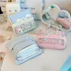 Card Holders Square Shape Sanitary Napkin Towel Pads Portable Storage Bag ID S Case Organizer Earphone Lipsticks Coin Cable Bags