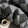 Duvet covers sets PRO Solid Color Quilt Cover Single Double Duvet Cover Grey Comforter Cover High Quality Skin Friendly Fabric Bedding Cover 230925