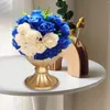 Ljushållare blomma vas skrivbord prydnad bröllop bords potten stativ för vardagsrum jubileum el inomhus mittstycke