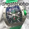 Richardmill Watches Mechanical Watch Richar Miller RM1101 Herr Datum Månadsflygning Hopp 50x42,7mm Automatisk