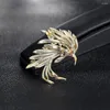 Broches Style Femmes Exquis Belle Phoenix Animal Oiseau Broche Mode Costume De Bal Costume Manteau Collier Bijoux Accessoires