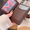 Cell Phone Cases Fashion Designer Wallet Phone Cases for iPhone 15 15pro 15plus 14 14pro 14plus 13 12 11 pro max XR Xsmax Card Holder Po Pocket Leather Luxury Cellphone C