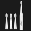 X100PCS Powerful Ultrasonic Sonic Electric Toothbrush USB Charge Rechargeable Tooth Brushes Washable Electronic Whitening Teeth Brush