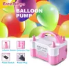 Other Event Party Supplies Electric Balloon Pump High Voltage Double-hole Balloon Air Pump Inflator EU/US-Plug Portable Blower for Wedding Birthday Party 230923