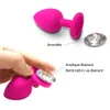 Anal Toys Principiante Plug 3 Tamaño diferente Butt con diamante acrílico desmontable Juguete sexual femenino para hombres Mujeres Parejas Juego 230925