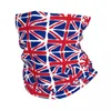 Foulards Drapeau britannique du Royaume-Uni Bandana Cou Gaiter Imprimé Balaclavas Wrap Écharpe Chaud Chapeaux De Course Pour Hommes Femmes Adultes Toute La Saison